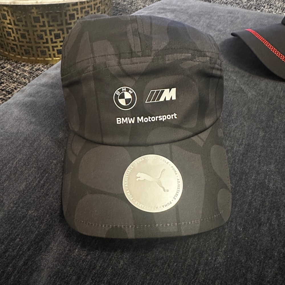 NWT BMW Motorsport x Puma Black Camouflage Cap